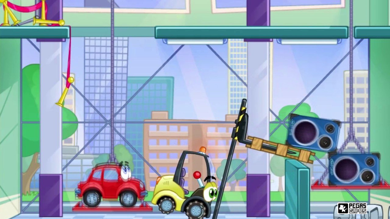 ✔ Wheely Car on Car show. Parachute Jump / Car Cartoons for kids / 3 Series ✔