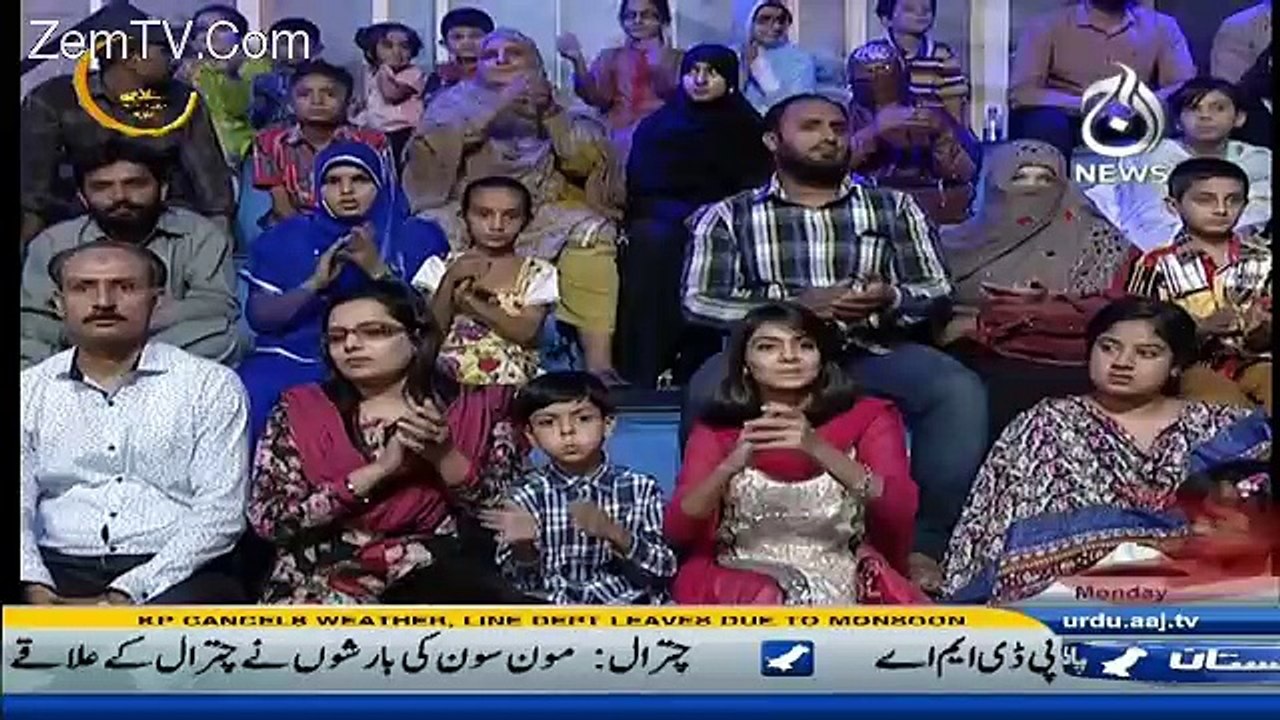 Ramzan Transmission On Aaj News – 4th July 2016