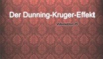 25 Dunning Kruger Effekt