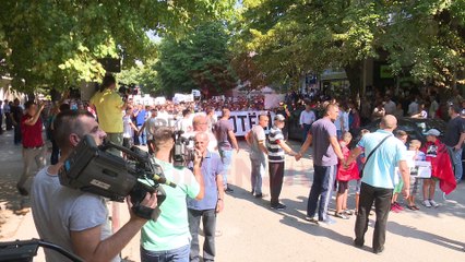 Mijëra qytetarë protestuan në Kumanovë kundër vrasjes së Almirit