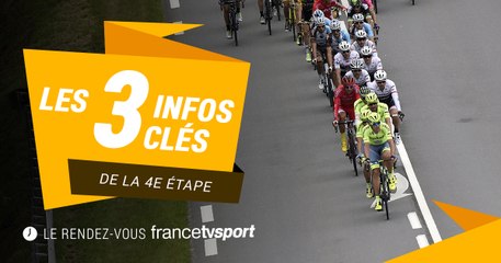 Kilomètres, Roche, Agnolutto: les 3 infos clés sur la 4e étape du Tour de France 2016