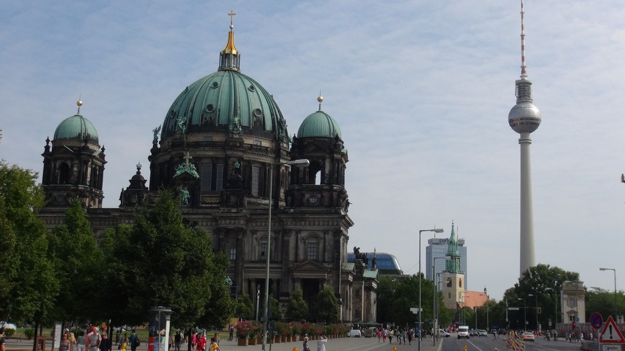 Berliner Stadtansicht vom Stadtschloss aus