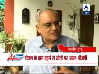 Rs 5/L diesel-price hike irks BJP