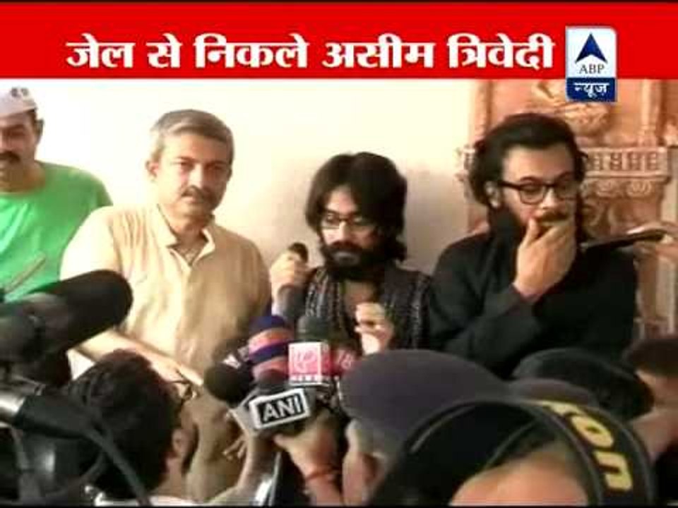 Cartoonist Aseem Trivedi released from jail
