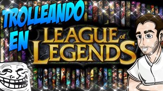 TROLLEANDO EN LEAGUE OF LEGENDS CON GIRO INESPERADO | LOL League Of Legends