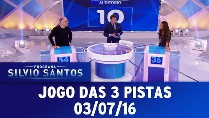 Jogo das 3 Pistas - 03.07.16