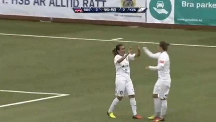 Que pintura! Marta faz golaço na Suécia