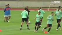 Cristiano Ronaldo & Gareth Bale Training Before semifinals -HD