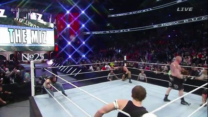 WWE Brock Lesnar unleashed at Royal Rumble 2016 HD