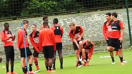 04/07/16 : Séquence d'entraînement du Stade Rennais