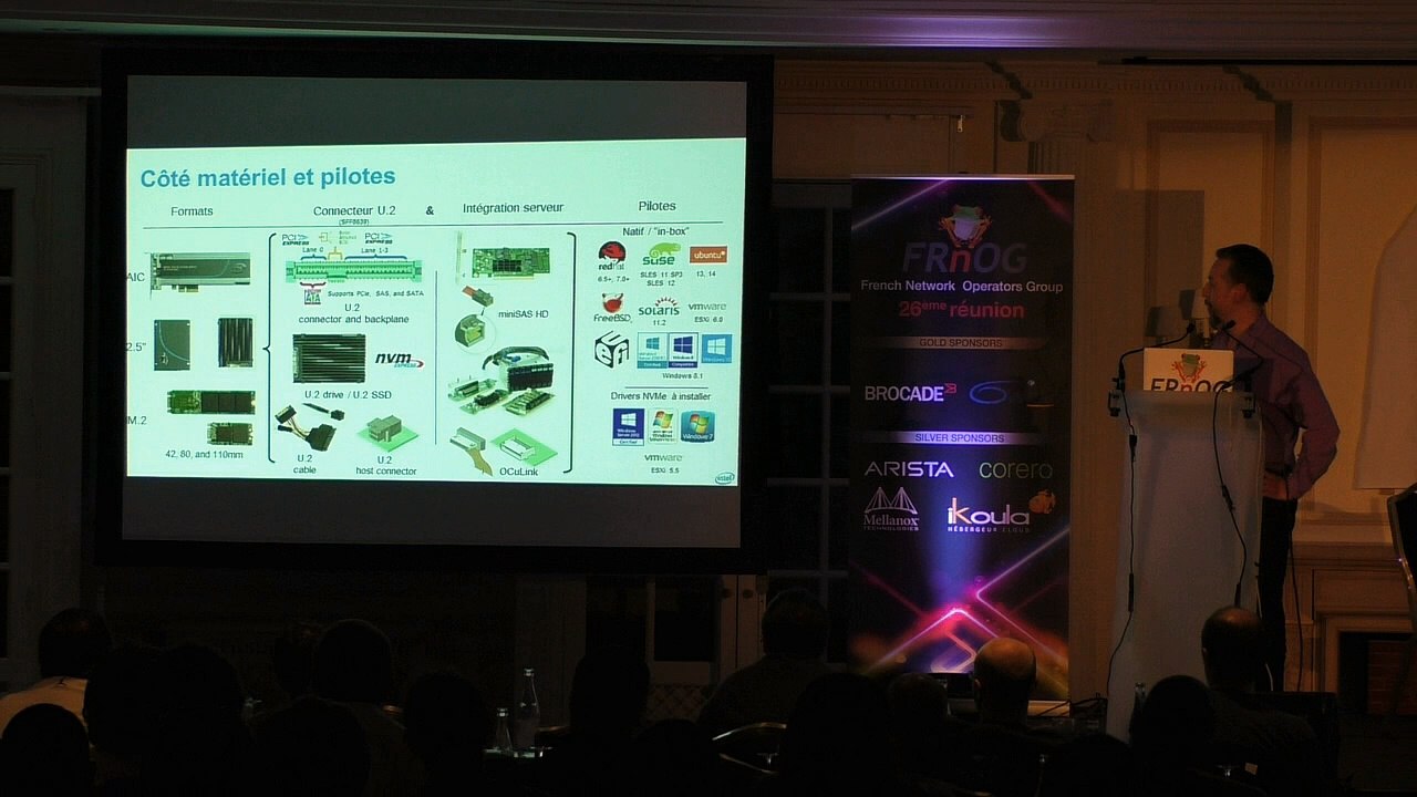 FRNOG 26 - Stanislas Odinot (Intel) : Stockage non volatile, update sur les technologies et interfaces