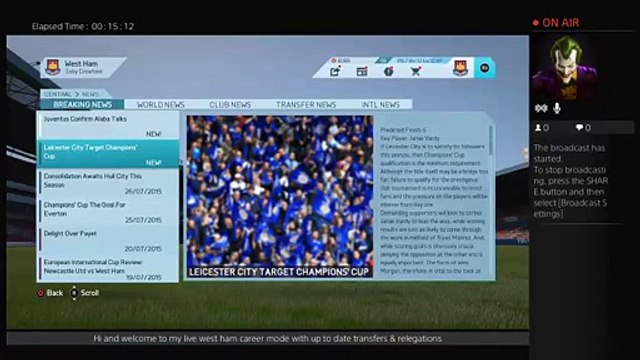 Fifa up to date transfers & promotions Live west ham career mode (23)