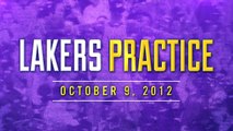 Practice Dunks: Kobe Bryant (10/09/12)