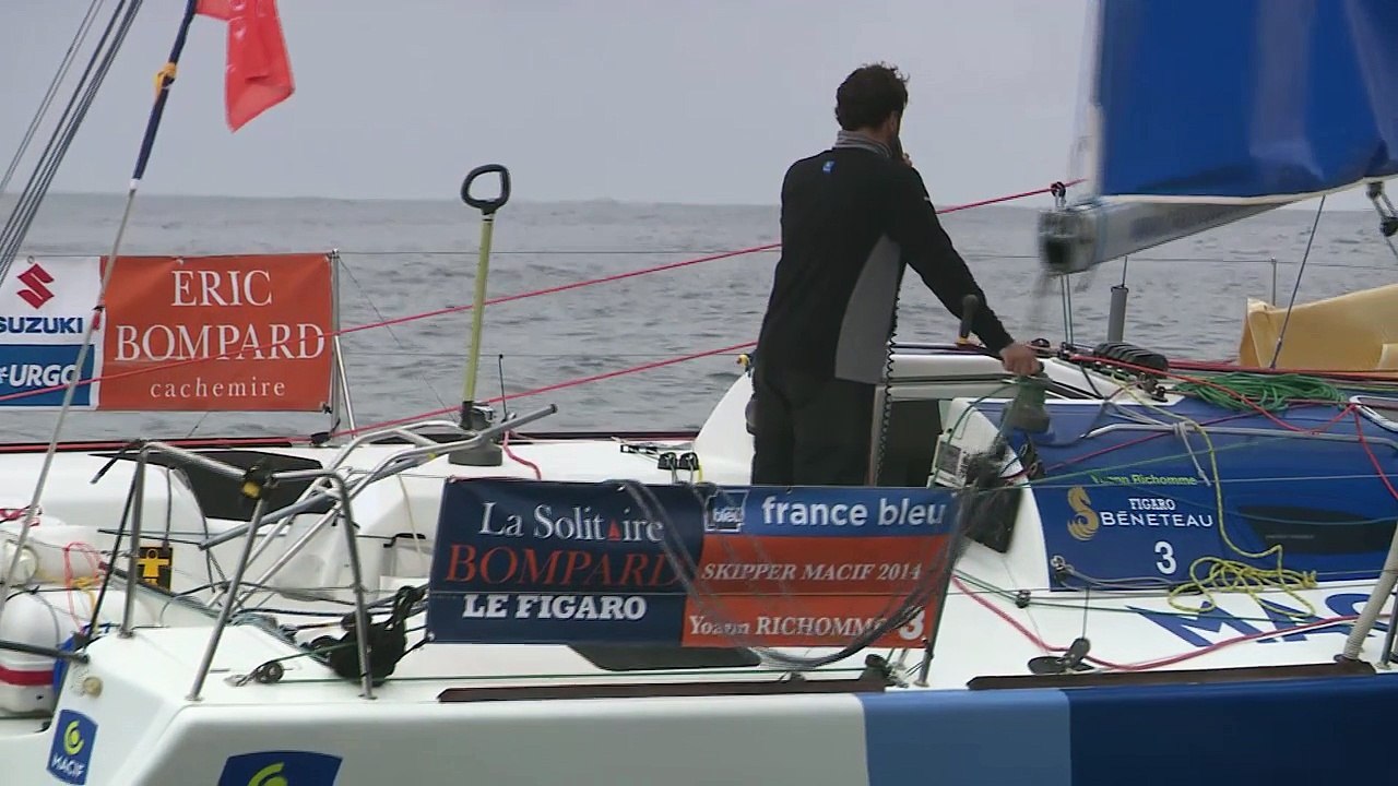 Solitaire Bompard Le Figaro - Yoann RICHOMME - Skipper MACIF 2014 ( 4 juillet matin )