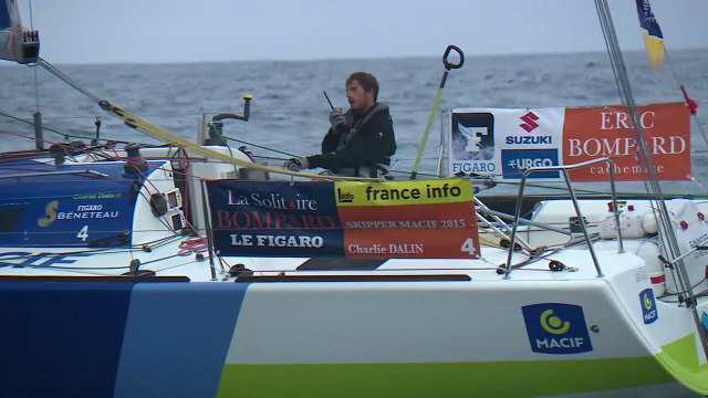 Solitaire Bompard Le Figaro - Charlie DALIN - Skipper Macif 2015 ( 4 juillet matin )