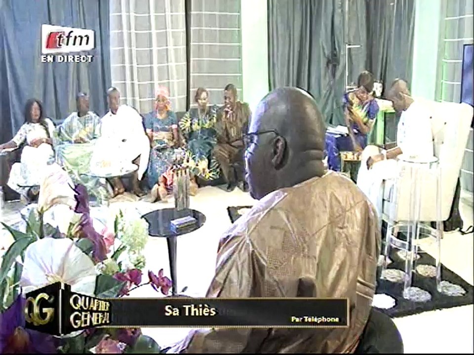 Siteu dans QG, Sa thiès au téléphone!! les mots avant les actes...Regardez