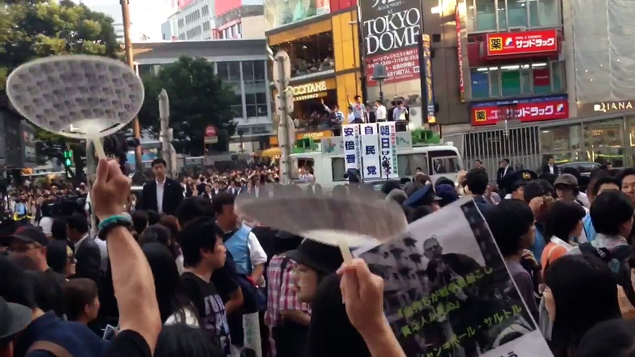 サヨクが安倍帰れコール