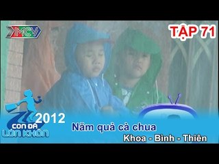 Năm quả cà chua - Bé Khoa, Bình, Thiên | CON ĐÃ LỚN KHÔN | Tập 71