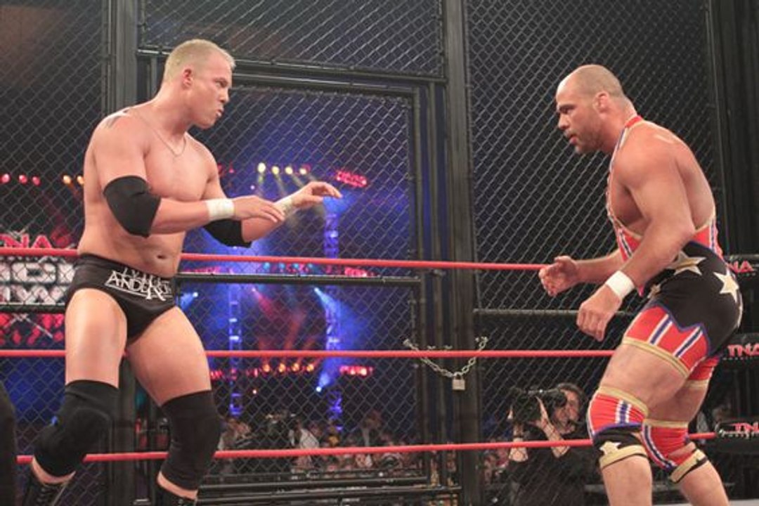 Mr. Anderson vs. Kurt Angle-Lockdown