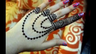 Beautiful Henna mehndi jewelry inspired design Tutorial for EID