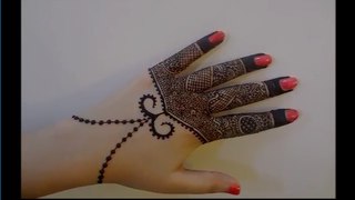 Beautiful intricate henna mehndi design Tutorial for weddings, eid