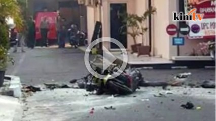 Penyokong militan serang balai polis Solo