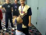 Strong Little Cheerleader: 7-Year-Old Girl Lifts 17-Year-Old Boy