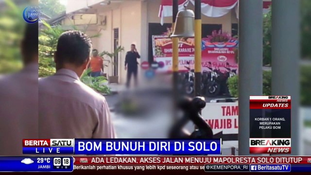 Belum Diketahui Detail Pelaku dan Motif Bom Bunuh Diri