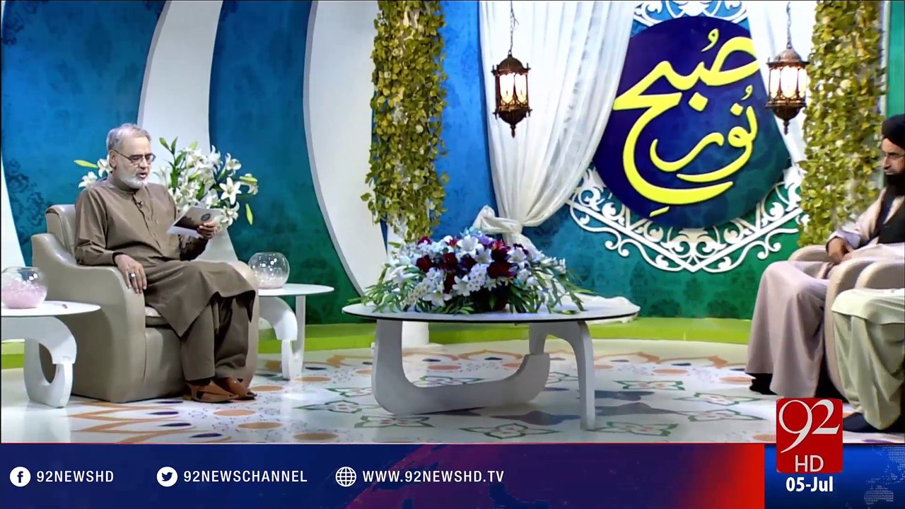 Subh e Noor -05-07-2016 - 92NewsHD