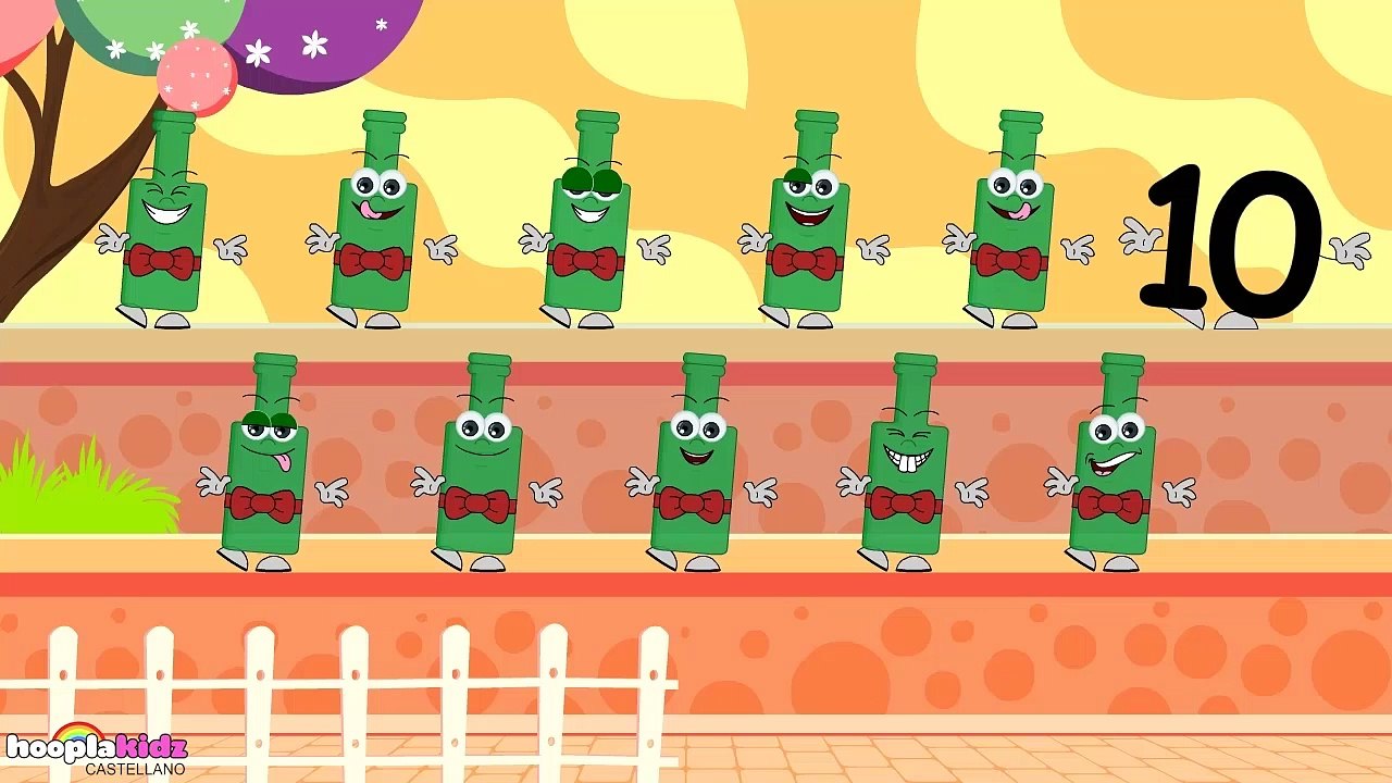 Ten Green Bottles - Diez Botellas Verdes