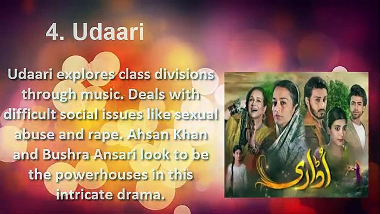 Top 5 Pakistani Dramas 2016