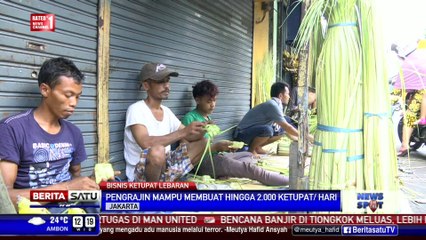 Pendapatan Pedagang Ketupat Bisa Mencapai Rp 3 Juta per Hari
