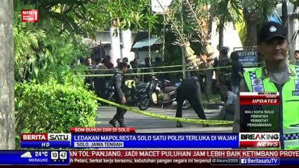 Polisi Masih Mengolah TKP Ledakan Bom Bunuh Diri
