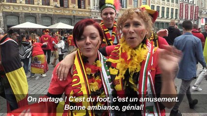 Euro-2016 - Les supporters belges et gallois envahissent Lille