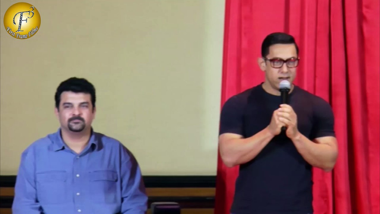 POSTER LAUNCH OF DANGAL WITH AAMIR KHAN,NITESH TIWARI & SIDDHARTH ROY KAPUR