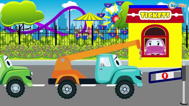 Cars & Trucks Cartoons for children - The Tow Truck - Service Vehicles. Emergency Kids Cartoon