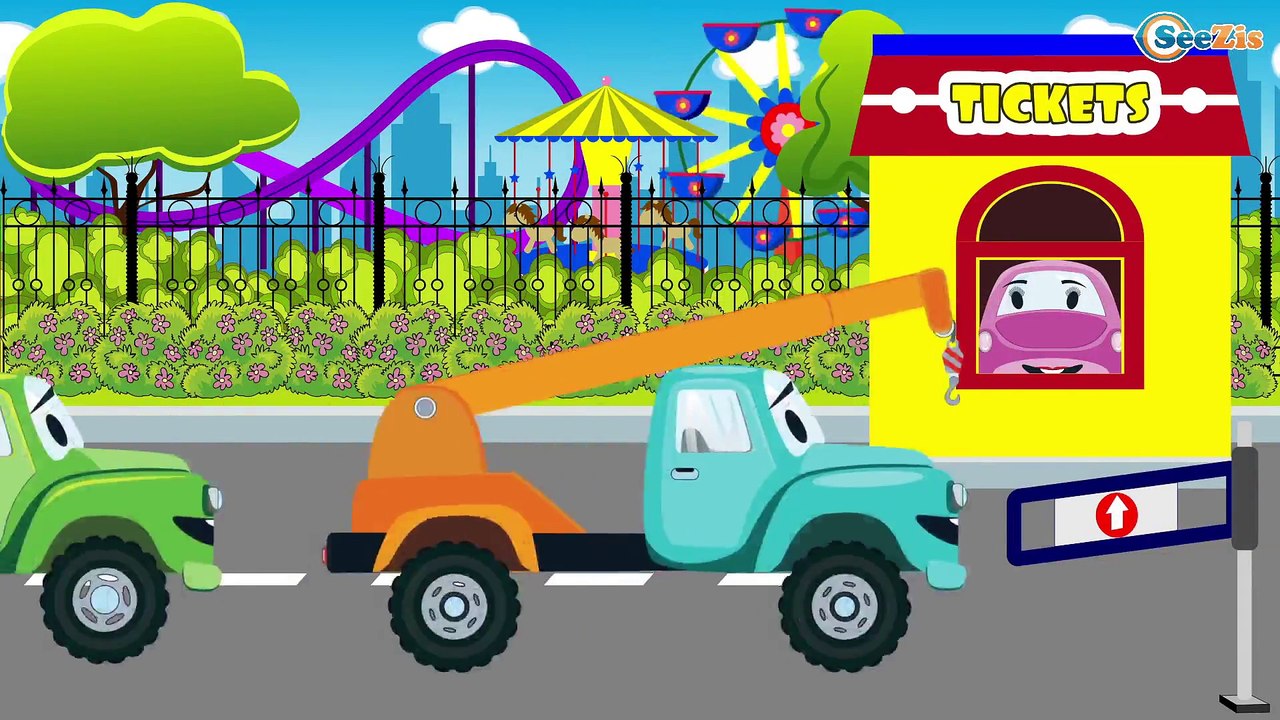 Cars & Trucks Cartoons for children - The Tow Truck - Service Vehicles. Emergency Kids Cartoon