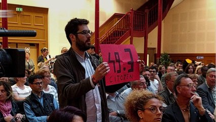 Un militant contre la loi Travail chahuté à un meeting d'"Hé oh la gauche !"
