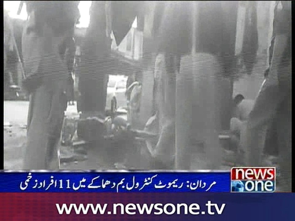 Seven including two policemen injured in Mardan blast