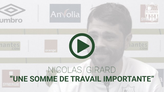 Nicolas Girard avant le stade à Annecy