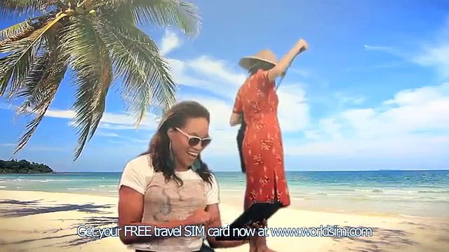 WorldSIM TV Ad - Get your free travel SIM card to reduce roaming charges