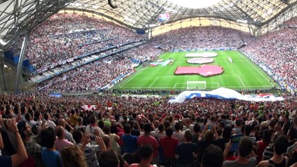 UEFA Euro 2016 - God Save the Queen (Angeleterre vs Russie) au Orange Vélodrome.