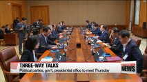 Political parties, gov't, presidential office to meet Thursday