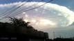 Huge camouflaged UFO Mothership appears above Cartagena, Colombia.