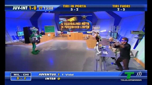 QSVS - il momento dei gol di Juventus - Inter 1 - 3 (TopCalcio24/TeleLombardia)