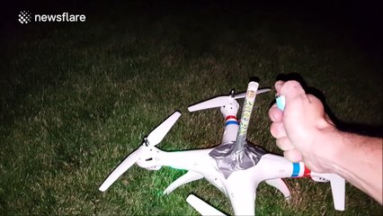 Celebrating July 4th weekend with a drone