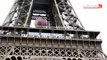 Une banderole anti loi Travail brièvement accrochée sur la Tour Eiffel