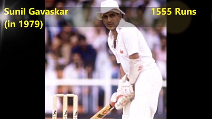 Top 10 Highest Test Run Scorers in a Calendar Year