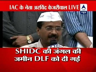 Vadra owned 50 per cent of DLF Co that was allotted land: Kejriwal