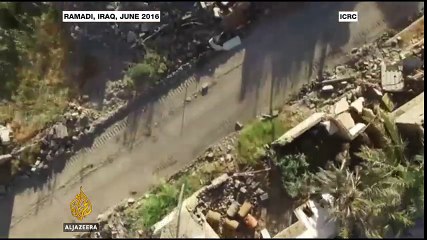 Rare drone footage shows unprecedented levels of suffering in Iraq and Syria